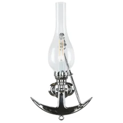 Wandlampe ANCORA Chrom Messing Maritim Badezimmer