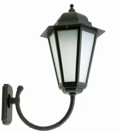 Wandlampe Außen Aluminium H:71cm groß IP43 Rustikal