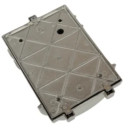 Wandlampe Außen Glas Messing in Nickel Maritim IP64