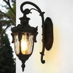 Wandlampe Außen in Bronze Rustikal IP44 Haus Hof