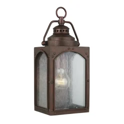 Wandlampe außen IP44 in Kupfer antik Rustikal Vintage