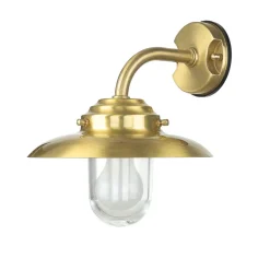 Wandlampe Außen Laterne Messing Maritim IP64 Haus