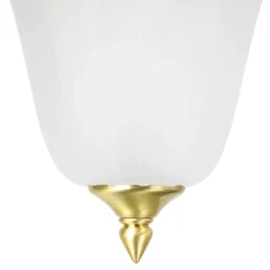 Wandlampe Außen Messing Glas Hof Rustikal IP23
