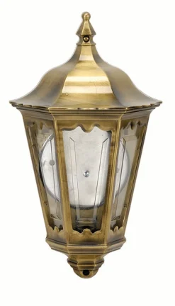 Wandlampe Außen Messing Haustür Rustikal IP43