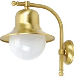 Wandlampe Außen Messing IP23 Maritim wetterfest