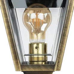 Wandlampe Außen Messing IP43 Rustikal Haustür