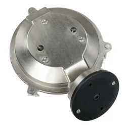 Wandlampe außen Messing massiv Riffelglas E27 IP64 SERIFOS