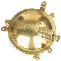 Wandlampe Außen Messing rund IP44 Maritim Haustür