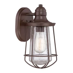 Wandlampe Außen Metall Regenglas Haustür Maritim