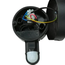 Wandlampe Außen mit Bewegungsmelder IP44 E27 Schwarz