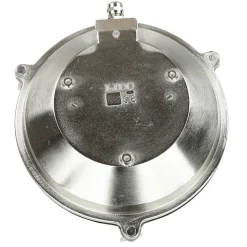 Wandlampe Außen Nickel Echt-Messing rund Ø24cm IP64