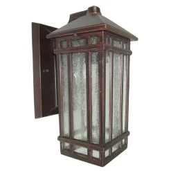 Wandlampe Außen Regenglas Aluminium Haus IP44