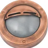 Wandlampe Außen Rund Kupfer Maritim Echt-Messing
