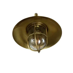 Wandlampe Außen Rustikal Messing IP43 Hof Balkon