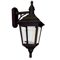 Wandlampe Außen Schwarz IP44 Rustikal Hof LANCE