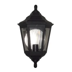 Wandlampe Außen Schwarz IP44 Rustikal wetterfest