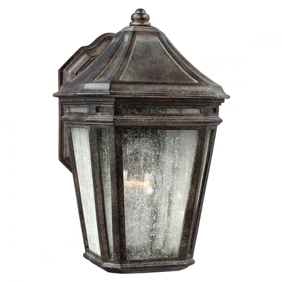 Wandlampe Außen Terrasse Braun antik Stahl IP44