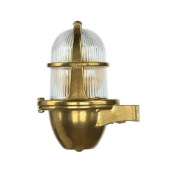 Wandlampe Außen Terrasse Haustür Messing massiv