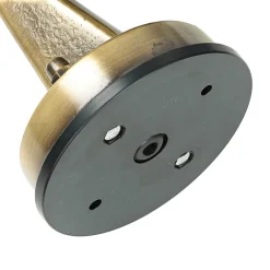 Wandlampe Außen Terrasse Hof Messing Riffelglas IP64