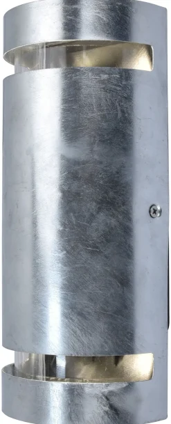 Wandlampe außen Up Down H:25,4 cm IP54 GU10 in Zink