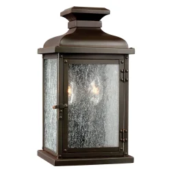 Wandlampe Außen Vintage Kupfer antik eckig IP44