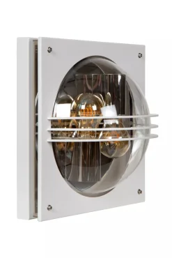 Wandlampe außen Weiß IP44 E27 2-flammig Haustür Garten