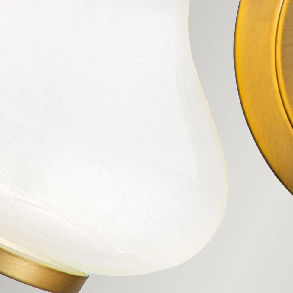 Wandlampe Bad Metall Glas 40,6 cm breit IP44 mit 2x G9 LED