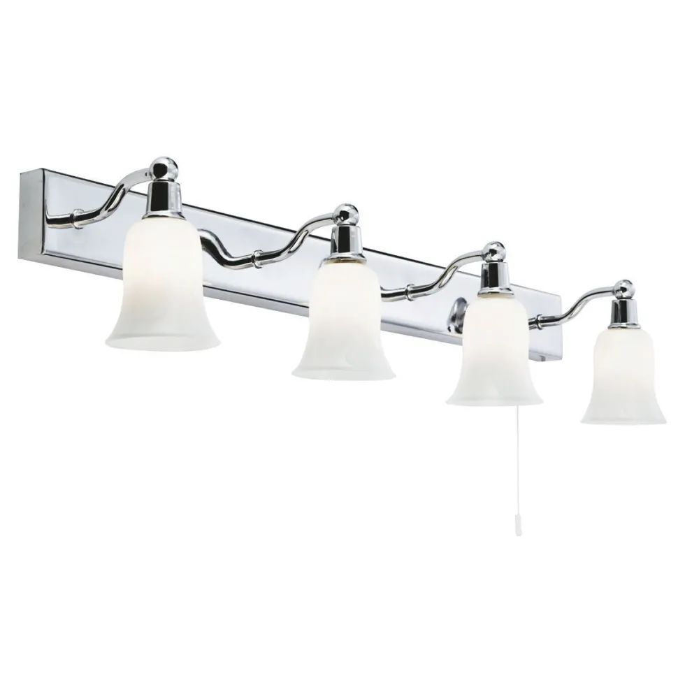 Wandlampe Bad mit Schalter schwenkbar IP44 66 cm lang