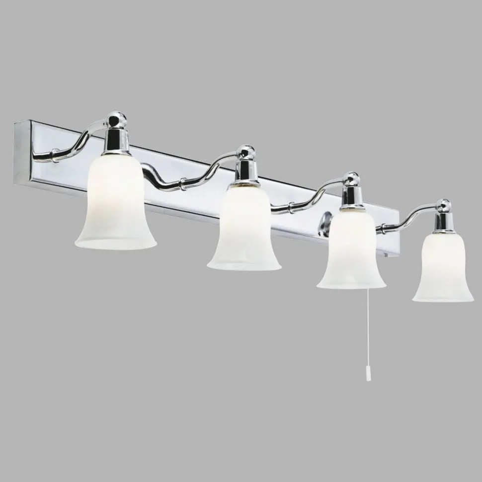 Wandlampe Bad mit Schalter schwenkbar IP44 66 cm lang