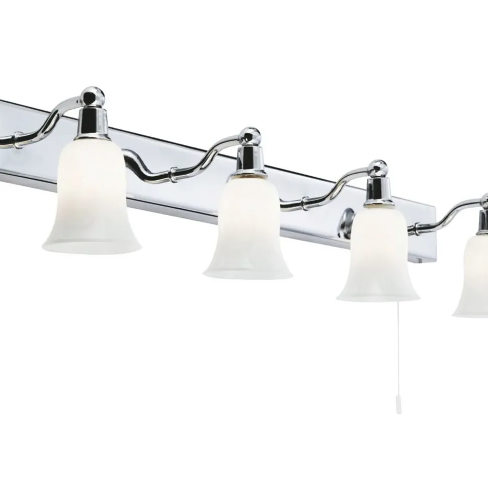 Wandlampe Bad mit Schalter schwenkbar IP44 66 cm lang