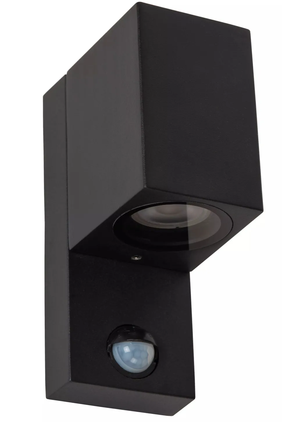 Wandlampe Bewegungsmelder Aluminium H:17 cm IP65 GU10