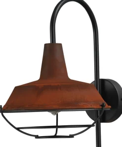 Wandlampe Braun PRATO Schirmgitter Ø25cm Industrie