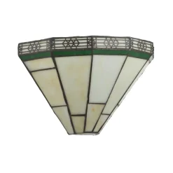 Wandlampe Buntglas Tiffany Stil B: 30,5 cm für E14