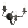 Wandlampe CAMELOT 10 Graphit Kristall B:41cm Lampe