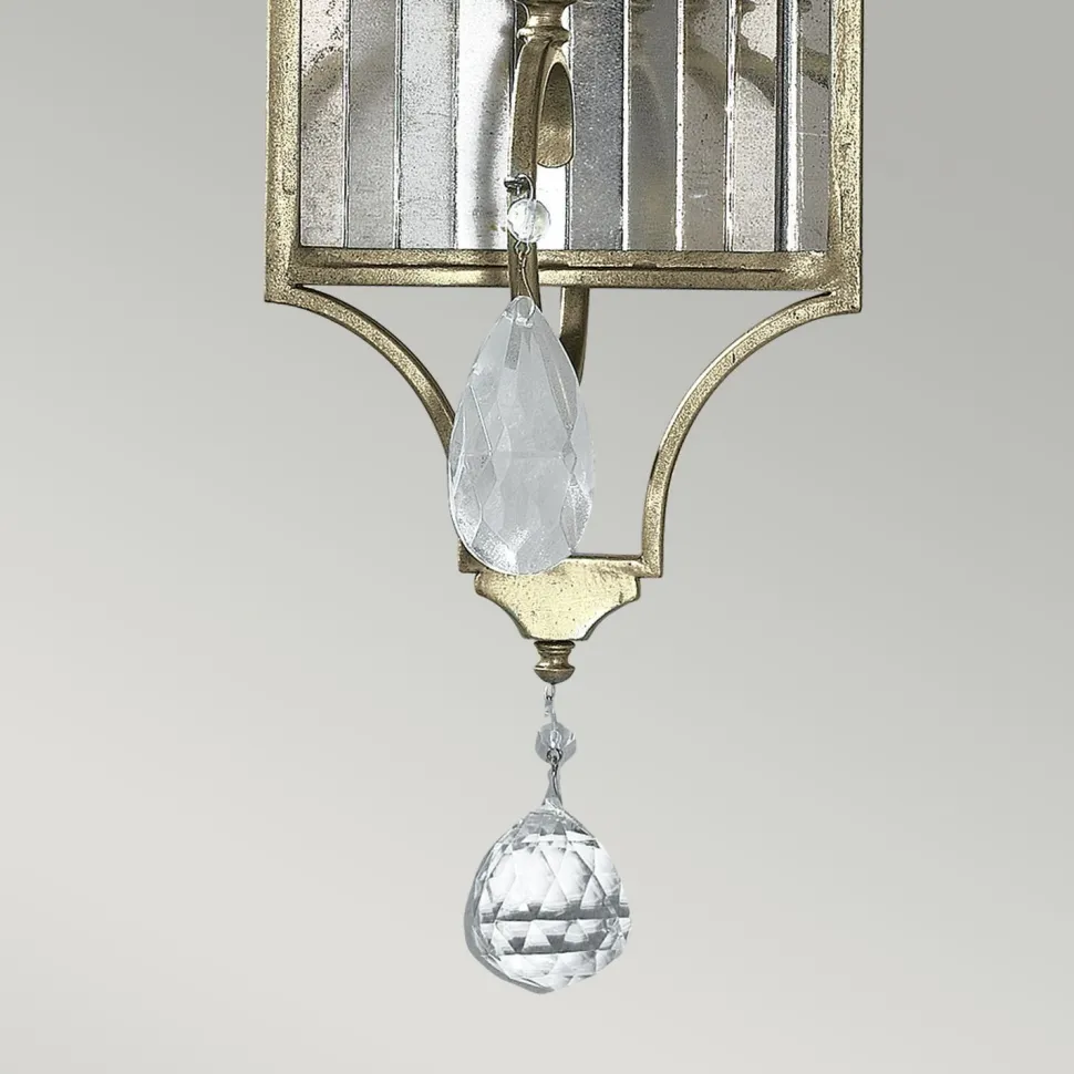 Wandlampe CANDELA 7 in Silber Kerzenform Lampe