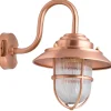 Wandlampe Echt-Messing IP64 Maritim in Kupfer
