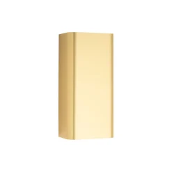 Wandlampe 2-flammig Up Down in Gold GU10 flach Wand Treppe