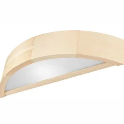 Wandlampe Flur Holzleuchte Braun Modern 40cm