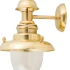 Wandlampe FYLI Messing Glas Maritim außen elegant