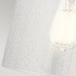 Wandlampe Glas Metall E27 42,1 cm hoch DEIRA