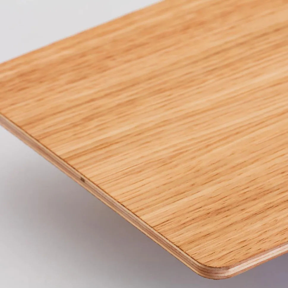 Wandlampe Holz eckig 35 cm flach Modern indirektes Licht