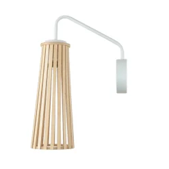 Wandlampe Holz Weiß Dover