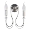 Wandlampe in Silber AREGUND 2xE14 Flur Bett Licht