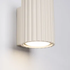 Wandlampe innen GU10 klein H: 10 cm in Creme GU10 Modern