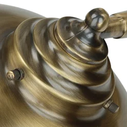 Wandlampe KAVALA Messing Glas IP64 Maritim E27