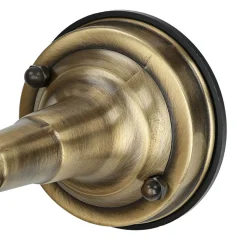 Wandlampe KAVALA Messing Glas IP64 Maritim E27