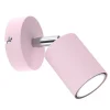 Wandlampe Kinderzimmer Rosa Ø 8 cm schwenkbar GU10 Metall