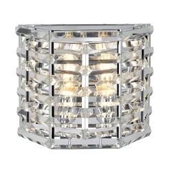 Wandlampe Kristall Metall Modern elegant BERSIVA