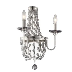 Wandlampe Kristall Metall Klassisch CASTELO