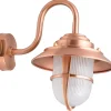 Wandlampe Kupfer IP64 Echt-Messing Terrasse Haus